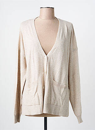 Vestă cu mâneci lungi bej LOLA ESPELETA femeie