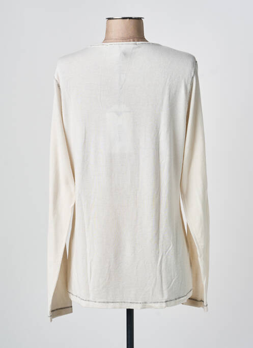 Pulover alb LA FEE MARABOUTEE femeie