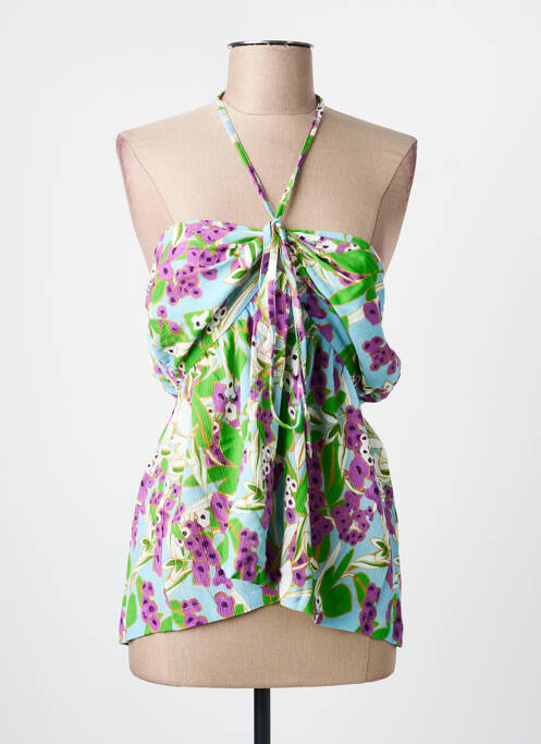 Top verde LA PETITE FRANCAISE femeie