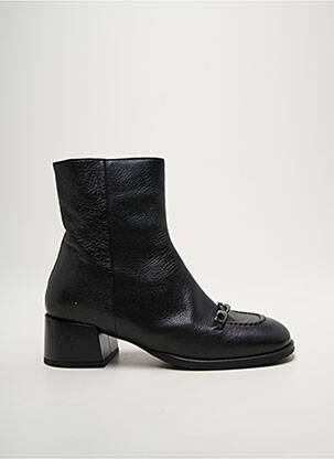 Botine/ghete material neted toc de 4 la 6 cm negru MOT-CLÈ femeie