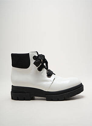 Botine/Ghete alb MOT-CLÈ femeie