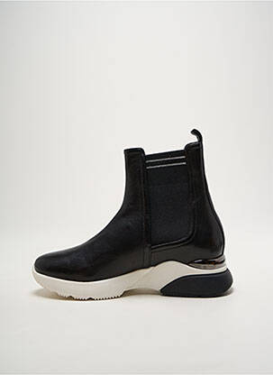 Botine/ghete material neted toc de 4 la 6 cm negru MOT-CLÈ femeie