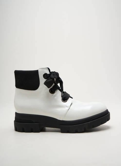 Botine/Ghete alb MOT-CLÈ femeie