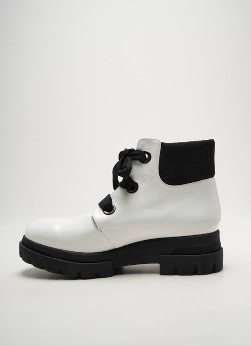 Botine/Ghete alb MOT-CLÈ femeie