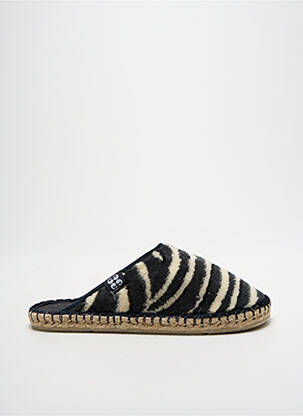 Papuci/pantofi de casă imprimare toc plat până la 3 cm negru ART OF SOULE femeie