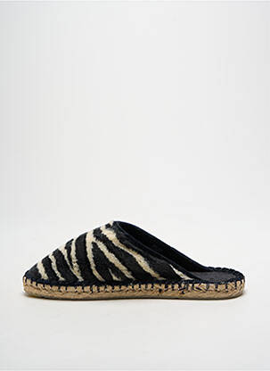 Papuci/pantofi de casă imprimare toc plat până la 3 cm negru ART OF SOULE femeie