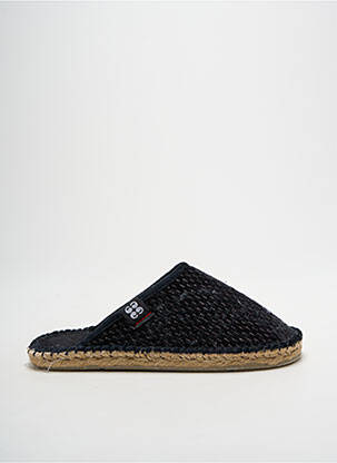 Papuci/pantofi de casă țesătură satinată toc plat până la 3 cm negru ART OF SOULE femeie