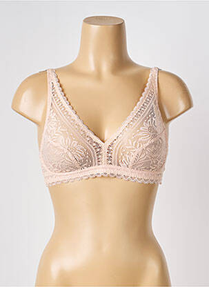 Sutien fără armatură bralete roz H.NATHALIE femeie