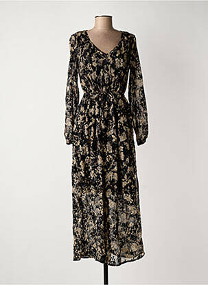 Rochie lungă negru JULIE GUERLANDE femeie