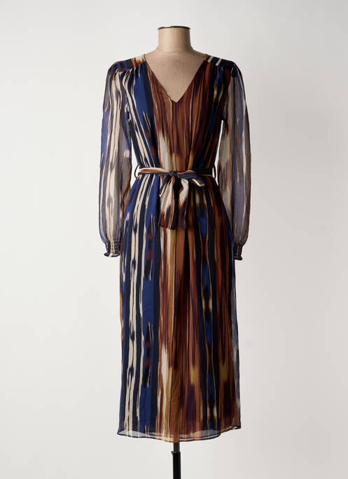 Rochie midi maro SUD EXPRESS femeie