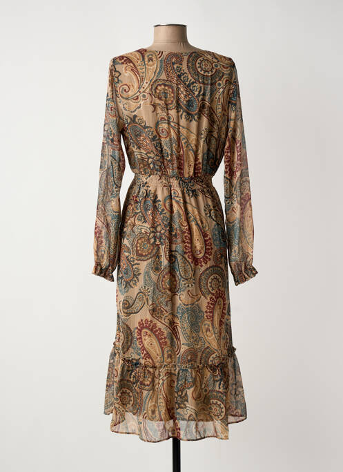 Rochie midi bej SUD EXPRESS femeie