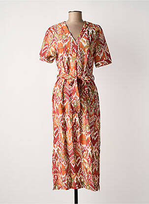 Rochie lungă portocaliu JULIE GUERLANDE femeie