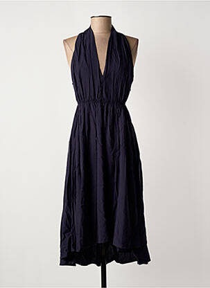 Rochie midi fără mâneci fără mâneci albastru MOLLY BRACKEN femme