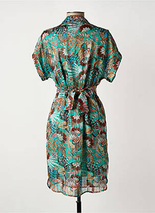 Rochie scurtă verde LA FEE MARABOUTEE femeie