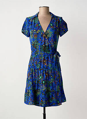 Rochie scurtă albastru ONE STEP femeie