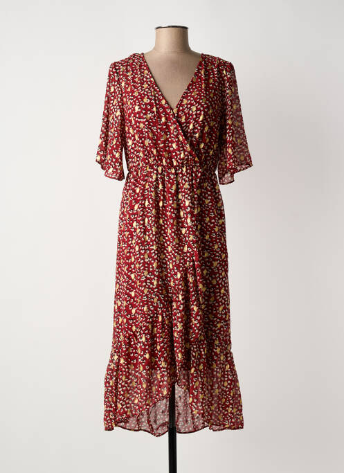 Rochie midi roșu VILA femeie