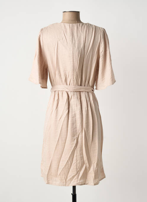 Rochie scurtă bej JULIE GUERLANDE femeie