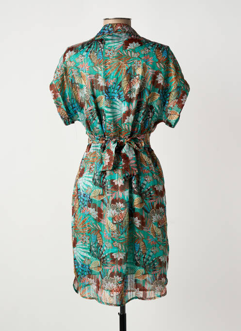 Rochie scurtă verde LA FEE MARABOUTEE femeie