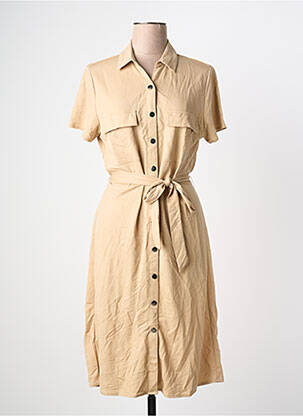 Rochie midi bej VILA femeie