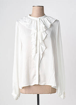 Cămașă țesătură crep mâneci lungi alb MOLLY BRACKEN femme