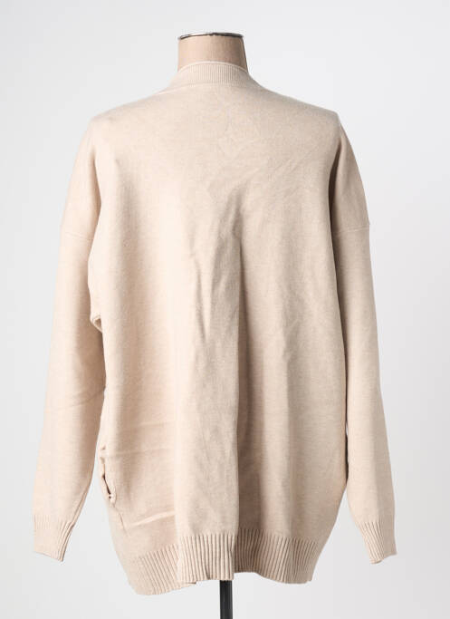 Vestă cu mâneci lungi bej VILA femeie