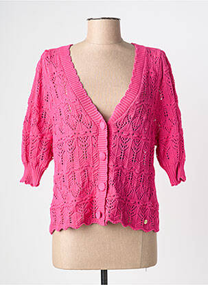 Vestă cu mâneci lungi roz LA PETITE ETOILE femeie