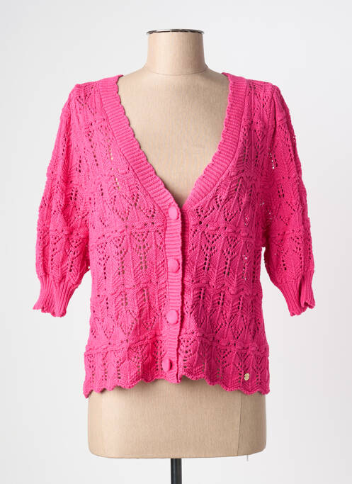 Vestă cu mâneci lungi roz LA PETITE ETOILE femeie