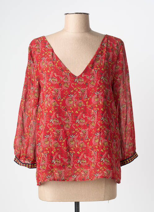 Top roșu VILA femeie