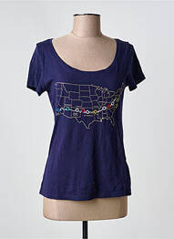 Tricou albastru ONE STEP femme