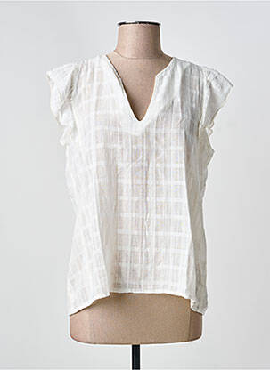 Top alb LA FEE MARABOUTEE femeie