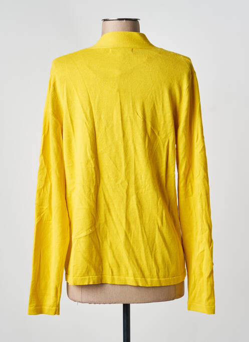 Vestă cu mâneci lungi galben SANDWICH femeie