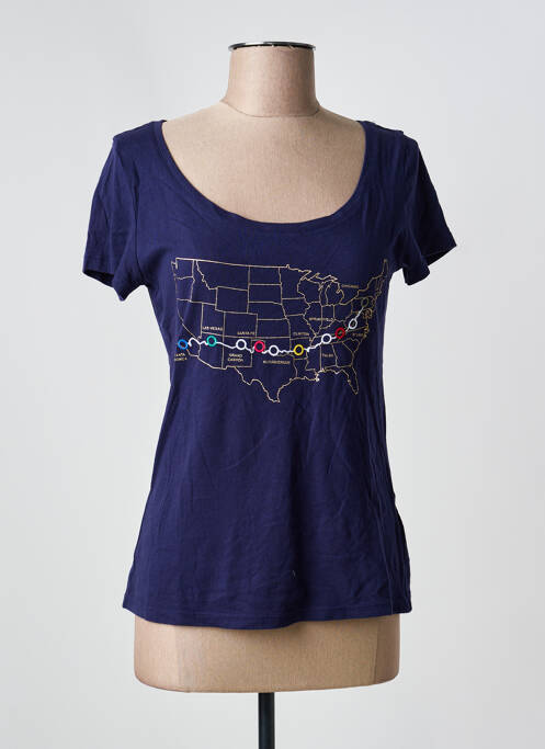 Tricou albastru ONE STEP femeie