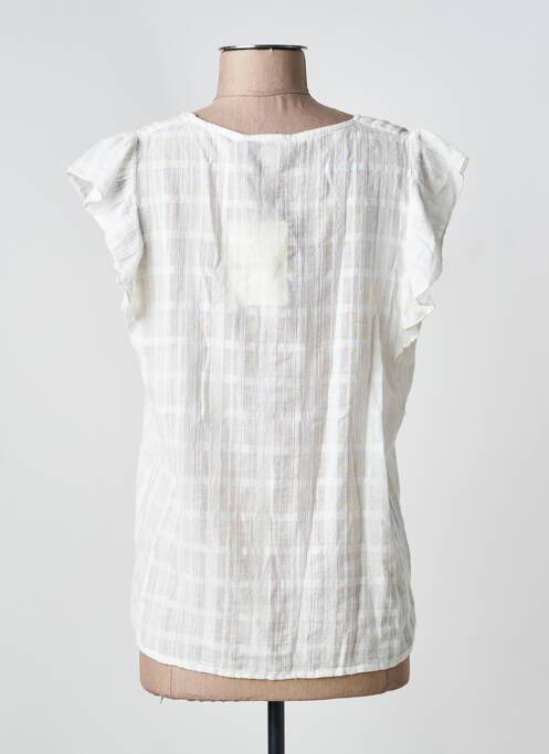 Top alb LA FEE MARABOUTEE femeie