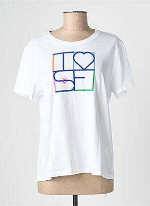 Tricou alb LA PETITE ETOILE femeie