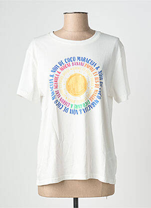 Top alb LA PETITE ETOILE femeie