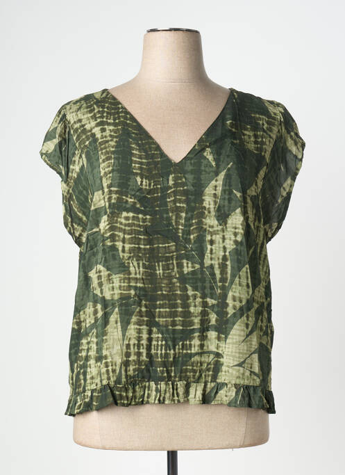 Top verde LA FEE MARABOUTEE femeie