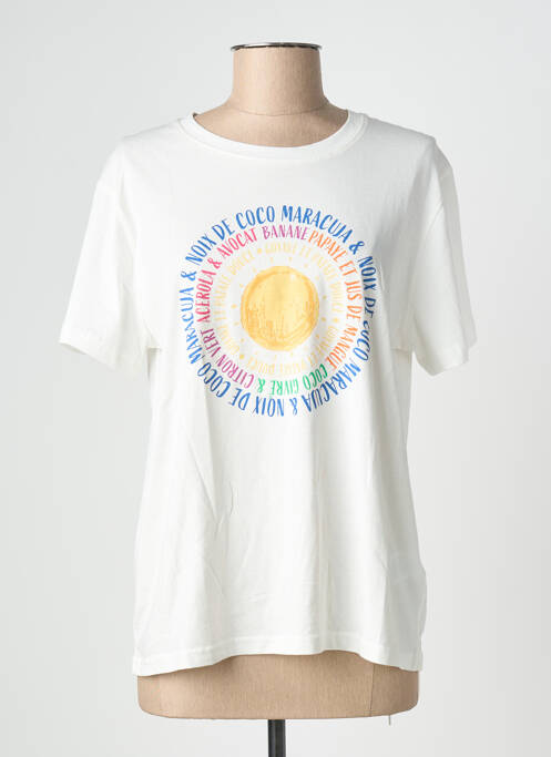 Top alb LA PETITE ETOILE femeie