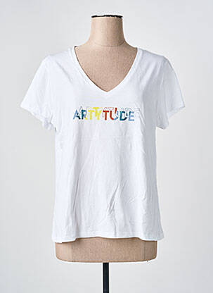 Tricou alb ONE STEP femeie