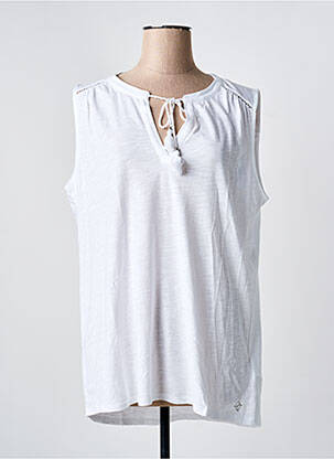 Top alb TIMEZONE femeie