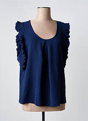 Top albastru MOLLY BRACKEN femeie