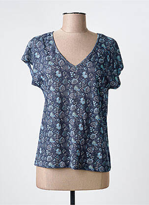 Tricou albastru JULIE GUERLANDE femeie