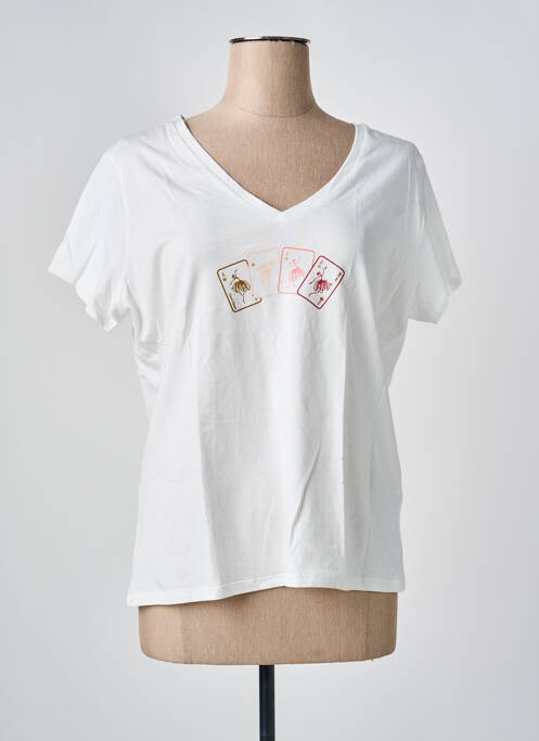 Tricou alb ONE STEP femeie