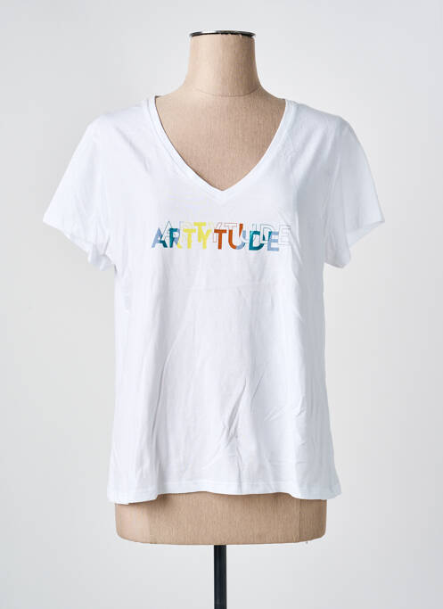 Tricou alb ONE STEP femeie