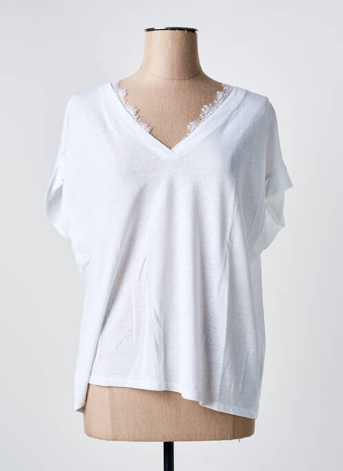 Tricou alb JULIE GUERLANDE femeie