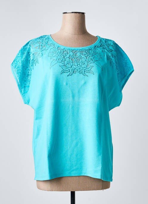 Tricou albastru JULIE GUERLANDE femeie