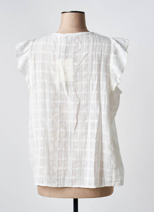 Top alb LA FEE MARABOUTEE femeie