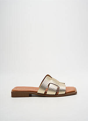 Sandale/Pantofi decupați auriu EVA FRUTOS femeie