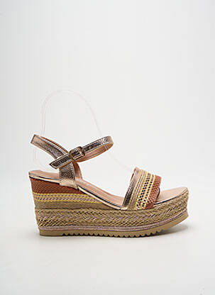 Sandale/Pantofi decupați auriu LA BOTTINE SOURIANTE femeie