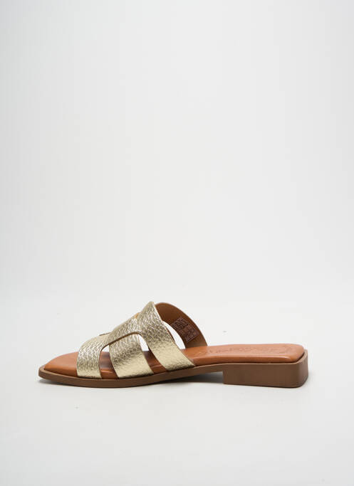 Sandale/Pantofi decupați auriu EVA FRUTOS femeie