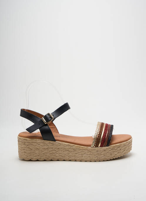 Sandale/Pantofi decupați negru EVA FRUTOS femeie